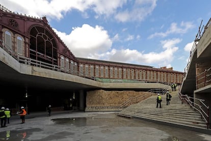 El mercado de Sant Antoni este viernes.