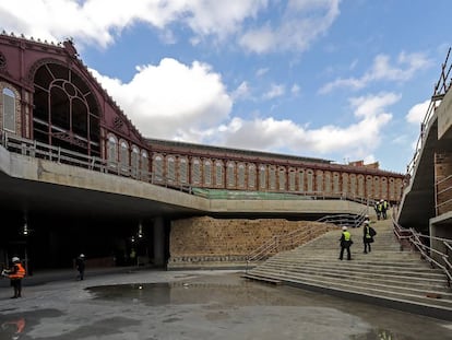 El mercado de Sant Antoni este viernes.