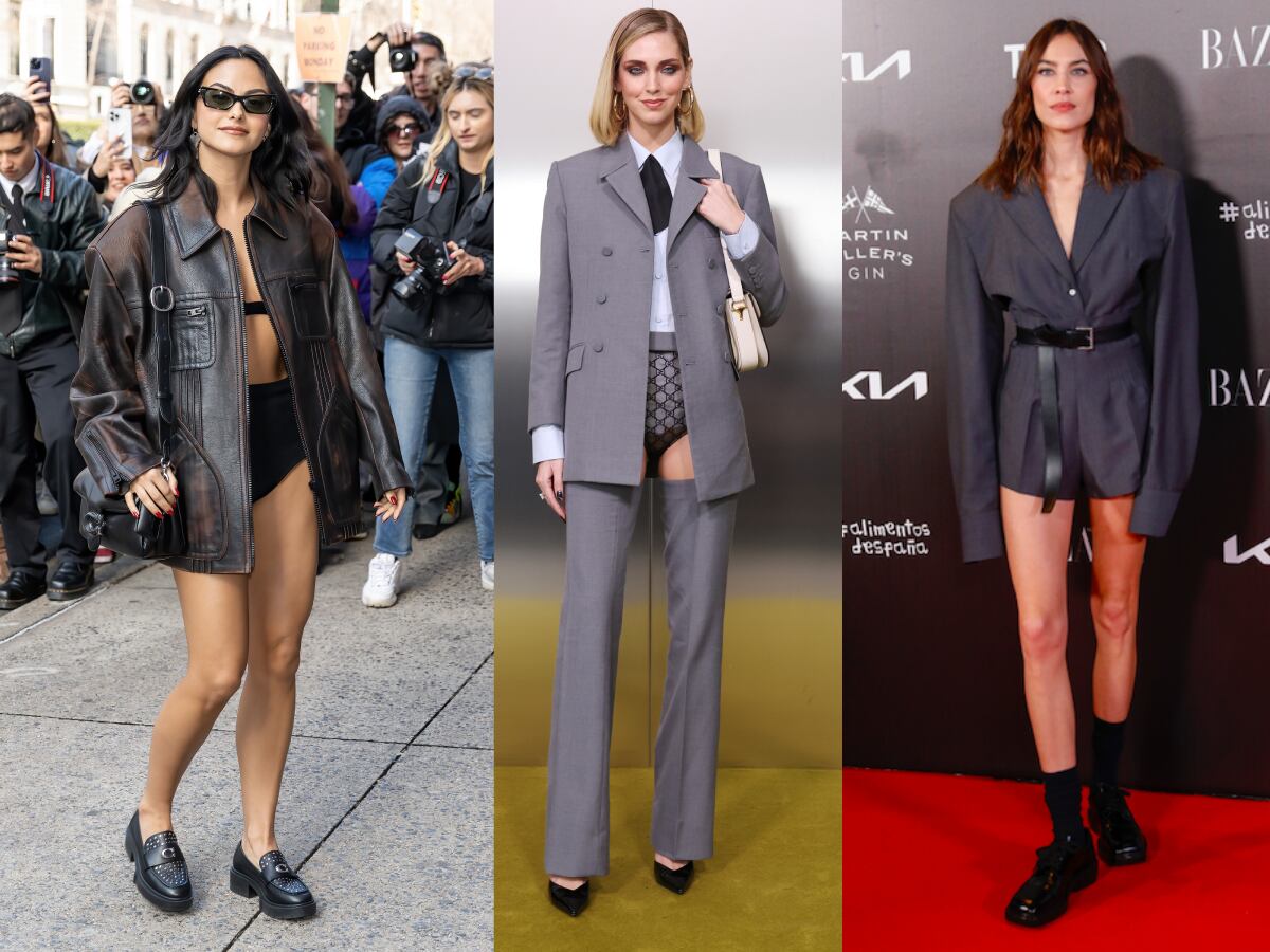 Camila Mendes, Chiara Ferragni o Alexa Chung son algunas de las celebrities que se atreven a asistir a un evento sin pantalones.