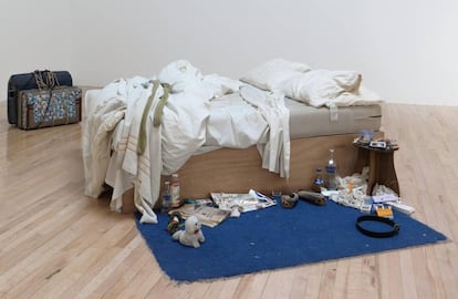 La instalación 'My Bed' (1998), de Tracey Emin.