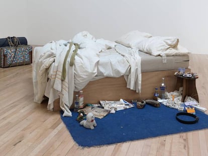 La instalación 'My Bed' (1998), de Tracey Emin.