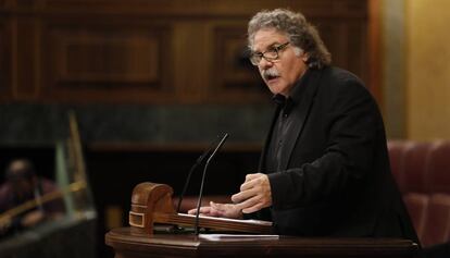 Joan Tard&agrave;, durante su intervenci&oacute;n