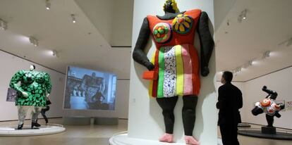 Una de las salas del Guggenheim dedicada a la exposición de Niki de Saint Phalle.