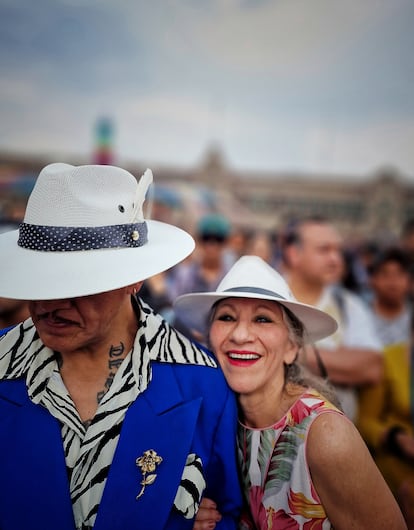 Music events in Mexico City’s central plaza, or Zócalo, are one of the main meeting points for pachucos in Mexico.