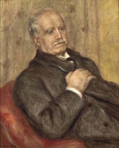 Paul Durand-Ruel, retratado por Renoir en un óleo de 1910.