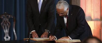 António Costa toma posesión como primer ministro de Portugal.