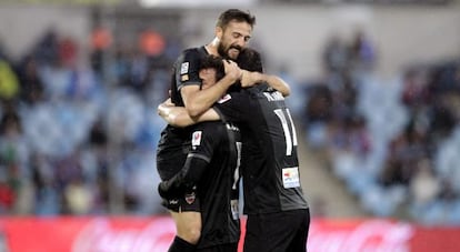 Casadesús celebra su gol al Levante.