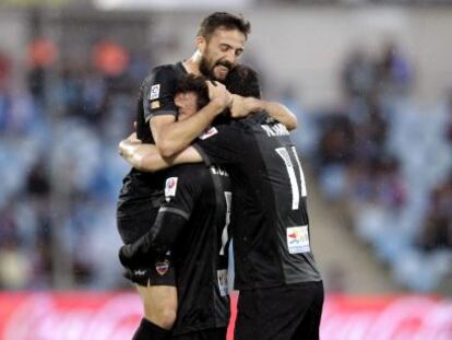 Casadesús celebra su gol al Levante.