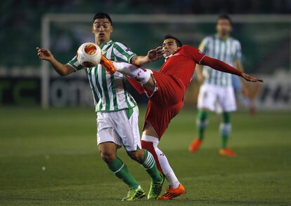 José Antonio Reyes durante el partido. 