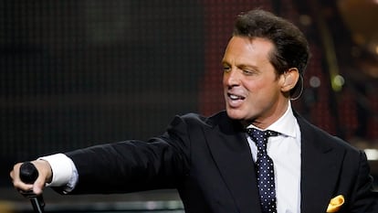 Luis Miguel durante un concierto en Las Vegas (EE UU) en septiembre de 2010.