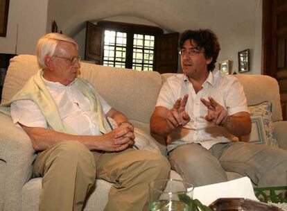 Cristbal Halffter y Jos Mara Snchez Verd, en Villafranca del Bierzo.