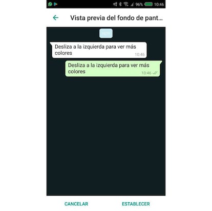 Es lo más parecido a un hipotético Modo nocturno de WhatsApp