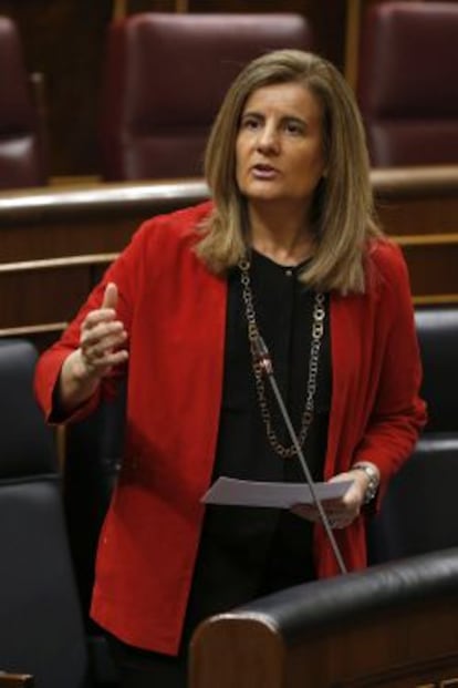  La ministra de Empleo, F&aacute;tima B&aacute;&ntilde;ez.