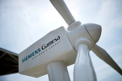 Molinos de viento de Siemens Gamesa en Zamudio.
