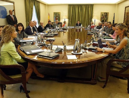 Consejo extraordinario de Ministros que se ha celebrado en Madrid