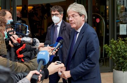 El comisario europeo de Economía, Paolo Gentiloni, en Bruselas el pasado lunes.