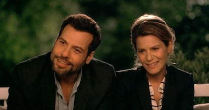 Laurent Laffite y Marina Foïs, en la comedia.