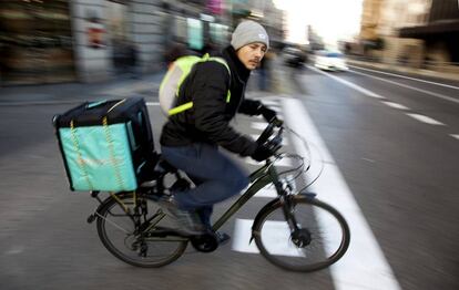 Repartidor de Deliveroo