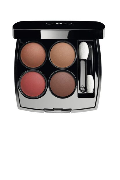 'Les 4 ombres', sombras de ojos de efectos múltiples de la nueva colección de Chanel dedicada al rojo y creada por Lucia Pica (c.p.v.)