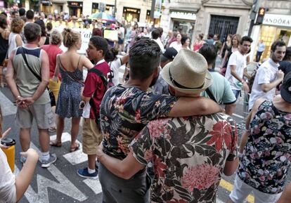 Manifestación del Orgullo Gay en Valencia.