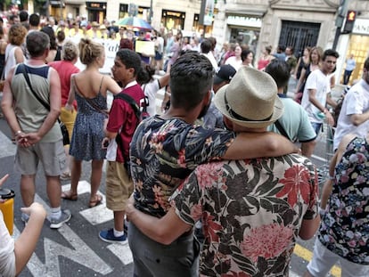 Manifestación del Orgullo Gay en Valencia.