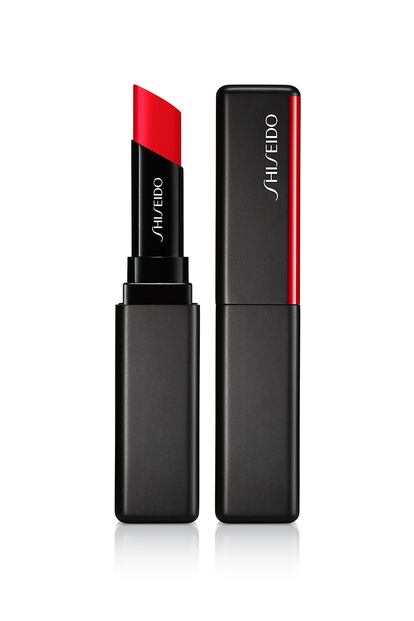 VisionAiry Gel Lipstick de Shiseido, tono 218 Volcanic (32€). Su Triple Gel Technology ofrece color intenso y una textura liviana. Contiene una influsión de agua que proporciona una sensación fresca tras la aplicación.