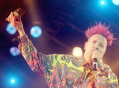 Johnny Rotten, de The Sex Pistols, en una imagen de archivo