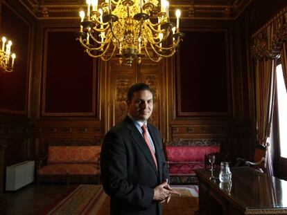 Juan Carlos Pinzón, ministro de Defensa de Colombia, en la Casa América de Madrid.