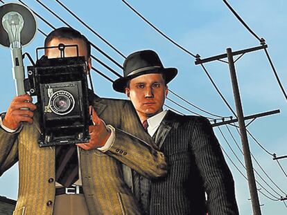 Videojuego <i>L. A. Noire</i>. de Rockstar