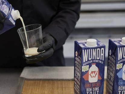 Leche hecha a base de guisantes Wunda, de Nestlé.