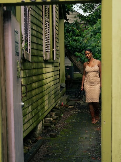 La cantante Sabine McCalla, de origen haitiano.