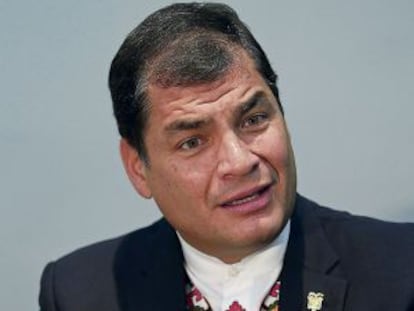 El presidente de Ecuador, Rafael Correa.