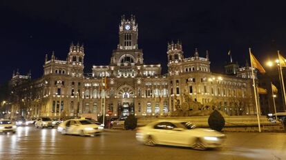 Fachada del Ayuntamiento de Madrid.