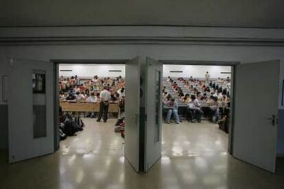 Prueba de Selectividad en la Universidad de Barcelona, en una imagen de archivo.