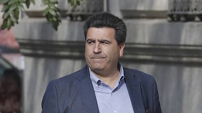 David Marjaliza entrando en la Audiencia Nacional.