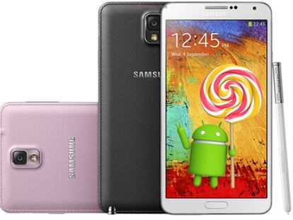 El Samsung Galaxy Note 3 comienza a recibir Android Lollipop