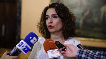 La ministra de Hacienda, María Jesús Montero.