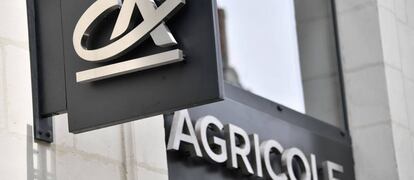 Logotipo de una oficina de Crédit Agricole