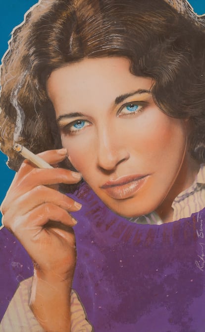 Retrato de Fran Lebowitz en septiembre de 1981 para l revista 'Interview' realizado por Richard Bernstein.