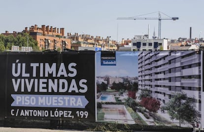 Promoción de viviendas en Madrid.