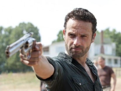 El actor Andrew Lincoln, en una escena de la serie