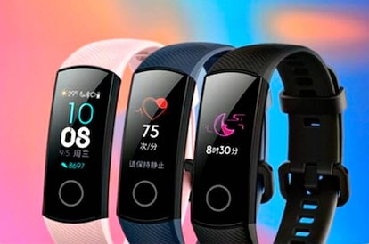 El atractivo diseño de la nueva Honor Band 4 busca competir con las pulseras de Xiaomi