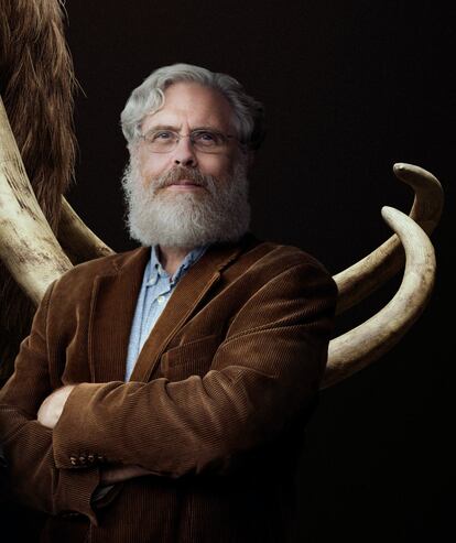 El biólogo George Church, en un montaje de su empresa.