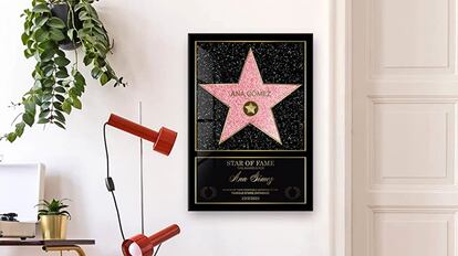 Regalo personalizado de Estrella de La Fama de Hollywood