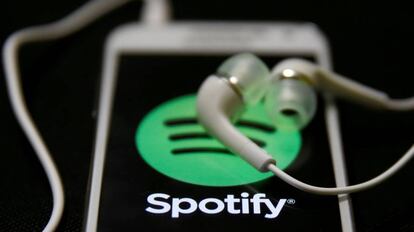 La aplicación móvil de la plataforma de streaming musical Spotify