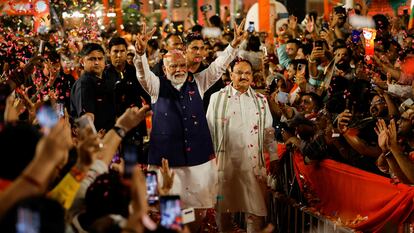 El primer ministro indio, Narendra Modi, en Nueva Delhi.