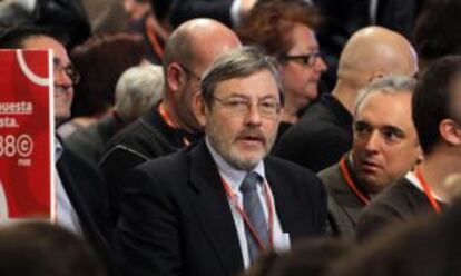 Lissavetzky y Simancas en el congreso del PSOE.