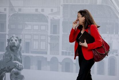 La portavoz del PSOE en el Congreso, Soraya Rodríguez.