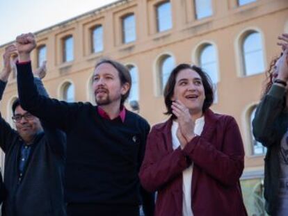 Tras su papel en los debates, el líder de Unidas Podemos multiplica sus actos para remontar en las encuestas