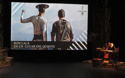 Un momento de los actos conmemorativos del IV Centenario de la publicación de la segunda parte del Quijote, en Ciudad Real.